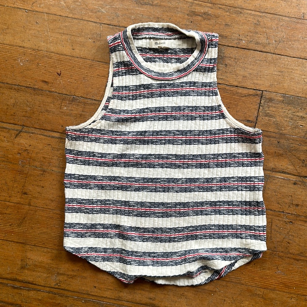 Madewell sleeveless ribknit top